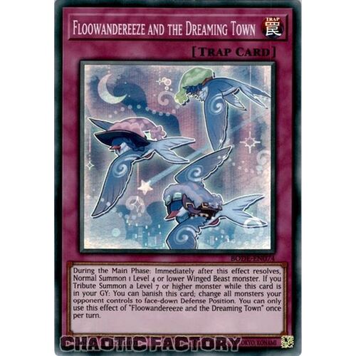 BODE-EN074 Floowandereeze and the Dreaming Town Super Rare 1st Edition NM