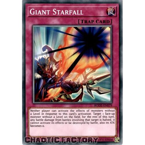 BODE-EN079 Giant Starfall Common 1st Edition NM