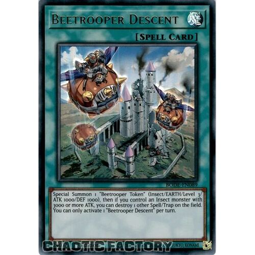 BODE-EN089 Beetrooper Descent Ultra Rare 1st Edition NM