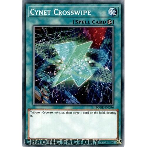 BODE-EN096 Cynet Crosswipe Common 1st Edition NM