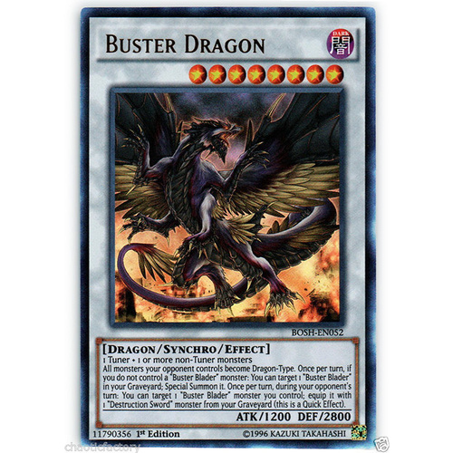 Buster Dragon - BOSH-EN052 - Ultra Rare 1st Edition NM