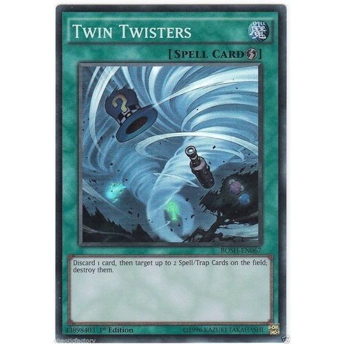 Twin Twisters Super Rare BOSH-EN067 1st Edition NM