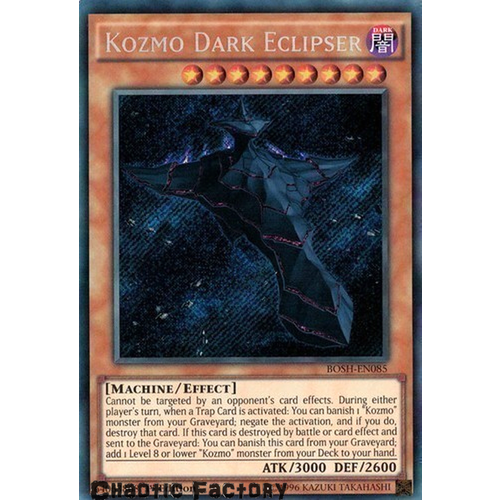 Kozmo Dark Eclipser - BOSH-EN085 - Secret Rare 1st Edition  NM