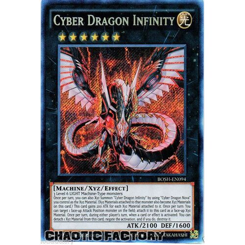 Cyber Dragon Infinity - BOSH-EN094 - Secret Rare UNLIMITED Edition NM