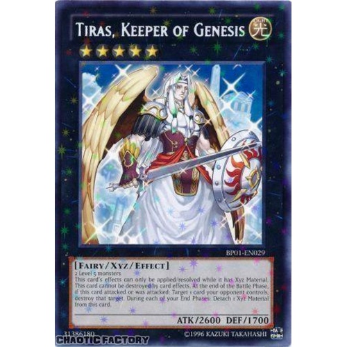 Tiras , Keeper of Genesis - BP01-EN029 Starfoil UNL NM