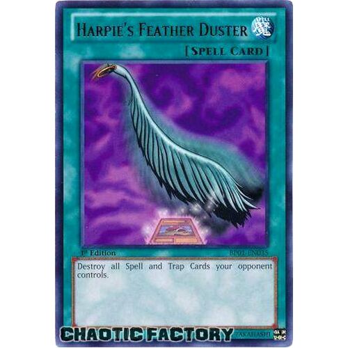 BP01-EN035 Harpie's Feather Duster Black Rare 1st Edition NM