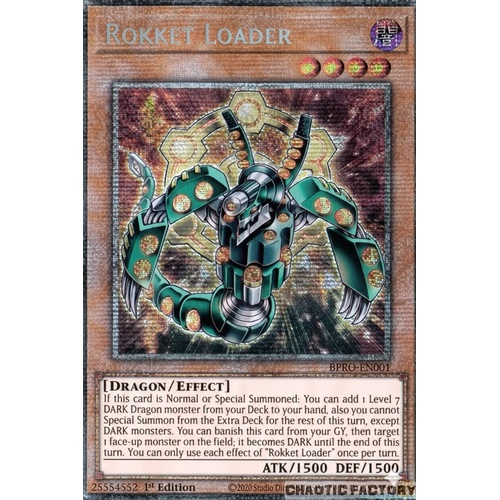 BPRO-EN001 Rokket Loader Starlight Rare 1st Edition NM