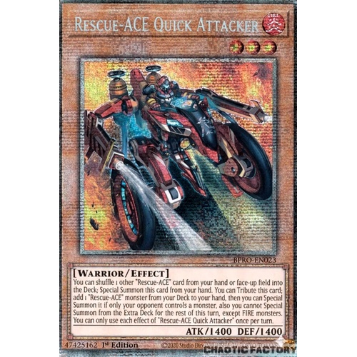 BPRO-EN023 Rescue-ACE Quick Attacker Starlight Rare 1st Edition NM