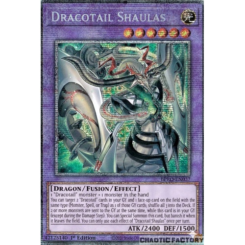 BPRO-EN037 Dracotail Shaulas Starlight Rare 1st Edition NM