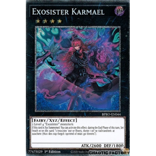 BPRO-EN044 Exosister Karmael Starlight Rare 1st Edition NM