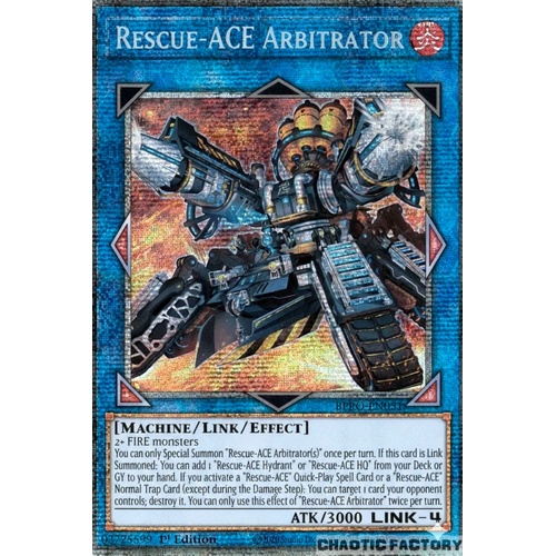 BPRO-EN051 Rescue-ACE Arbitrator Starlight Rare 1st Edition NM