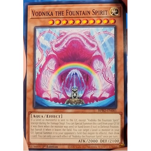BPRO-EN085 Vodnika the Fountain Spirit Common 1st Edition NM