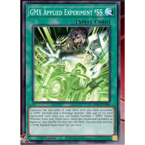 BPRO-EN096 GMX Applied Experiment #55 Super Rare 1st Edition NM