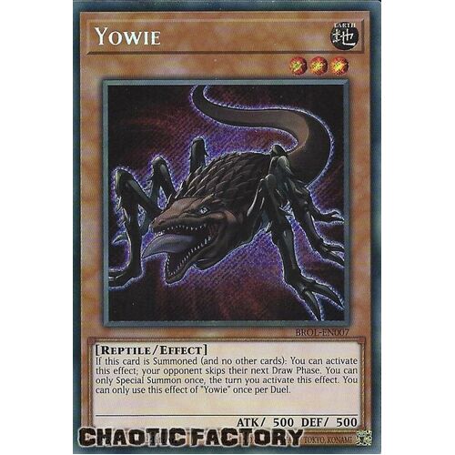 BROL-EN007 Yowie Secret Rare 1st Edition NM