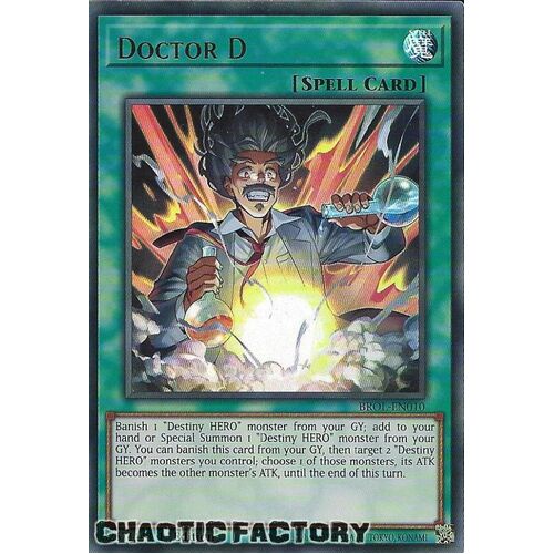 BROL-EN010 Doctor D Ultra Rare 1st Edition NM