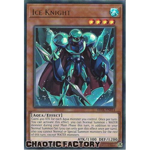 BROL-EN014 Ice Knight Ultra Rare 1st Edition NM