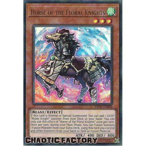 BROL-EN018 Horse of the Floral Knights Ultra Rare 1st Edition NM