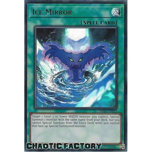 BROL-EN024 Ice Mirror Ultra Rare 1st Edition NM
