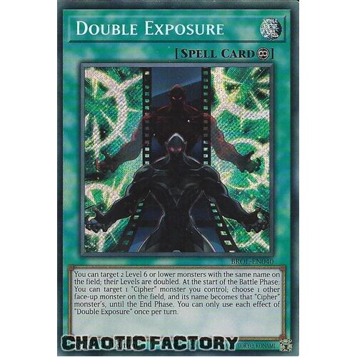 BROL-EN040 Double Exposure Secret Rare 1st Edition NM