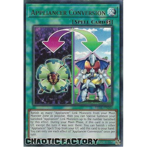 BROL-EN044 Appliancer Conversion Ultra Rare 1st Edition NM