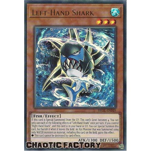 BROL-EN049 Left-Hand Shark Ultra Rare 1st Edition NM