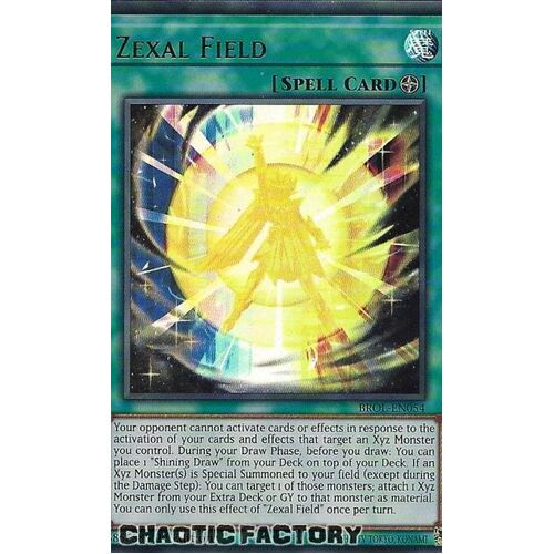 BROL-EN054 Zexal Field Ultra Rare 1st Edition NM