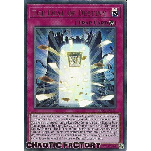 BROL-EN055 The Deal of Destiny Ultra Rare 1st Edition NM