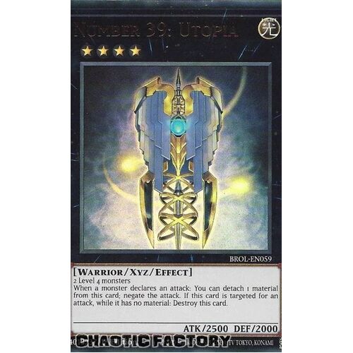 BROL-EN059 Number 39: Utopia Ultra Rare 1st Edition NM