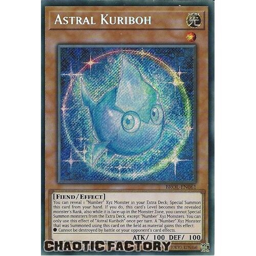 BROL-EN061 Astral Kuriboh Secret Rare 1st Edition NM