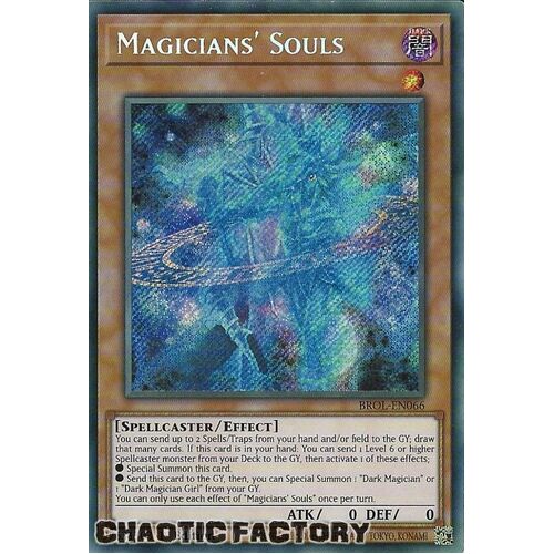 BROL-EN066 Magicians' Souls Secret Rare 1st Edition NM