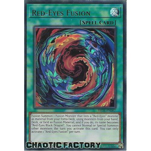 BROL-EN067 Red-Eyes Fusion Ultra Rare 1st Edition NM