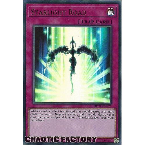BROL-EN072 Starlight Road Ultra Rare 1st Edition NM