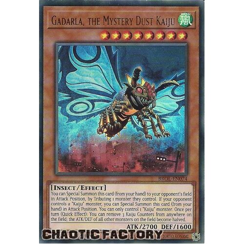 BROL-EN074 Gadarla, the Mystery Dust Kaiju Ultra Rare 1st Edition NM