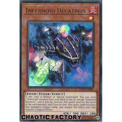 BROL-EN081 Infernoid Decatron Ultra Rare 1st Edition NM