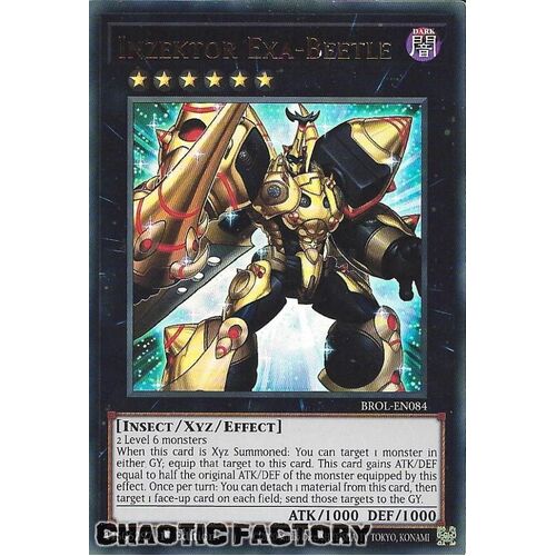 BROL-EN084 Inzektor Exa-Beetle Ultra Rare 1st Edition NM