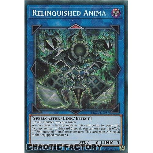 BROL-EN087 Relinquished Anima Secret Rare 1st Edition NM