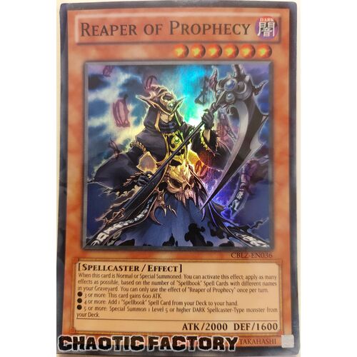 Reaper of Prophecy - CBLZ-EN036 - Super Rare Unlimited