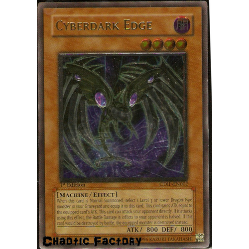 Yugioh Ultimate Rare - Cyberdark Edge - CDIP-EN002 1st Edition NM