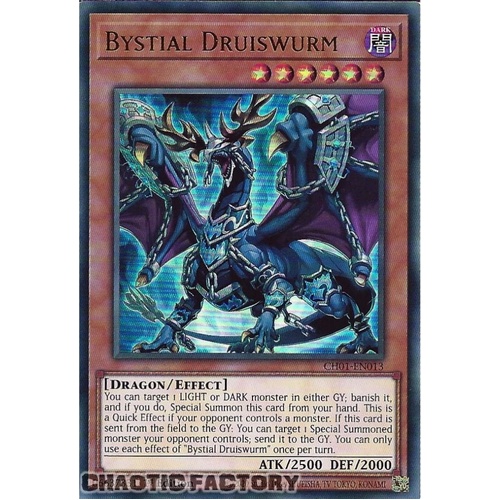 CH01-EN013 Bystial Druiswurm Ultra Rare 1st Edition NM