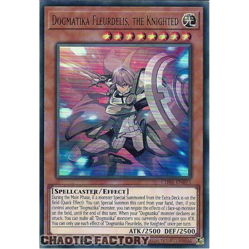 CH01-EN015 Dogmatika Fleurdelis, the Knighted Ultra Rare 1st Edition NM