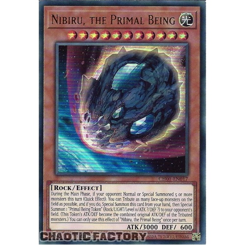 CH01-EN017 Nibiru, the Primal Being Ultra Rare 1st Edition NM