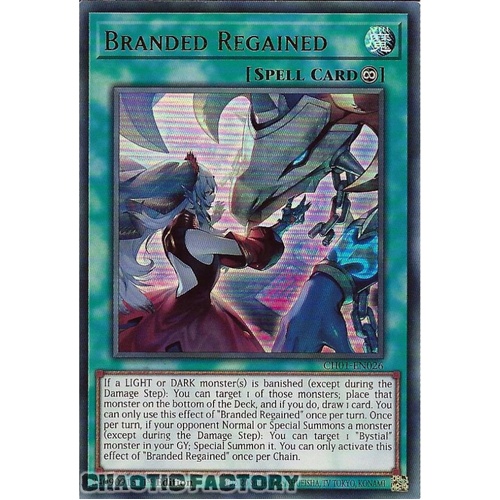 CH01-EN026 Branded Regained Ultra Rare 1st Edition NM