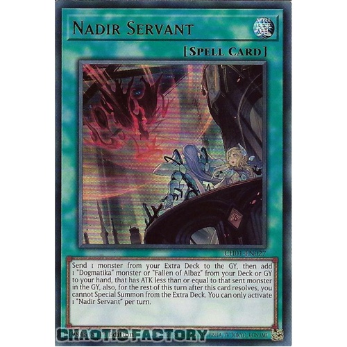 CH01-EN027 Nadir Servant Ultra Rare 1st Edition NM