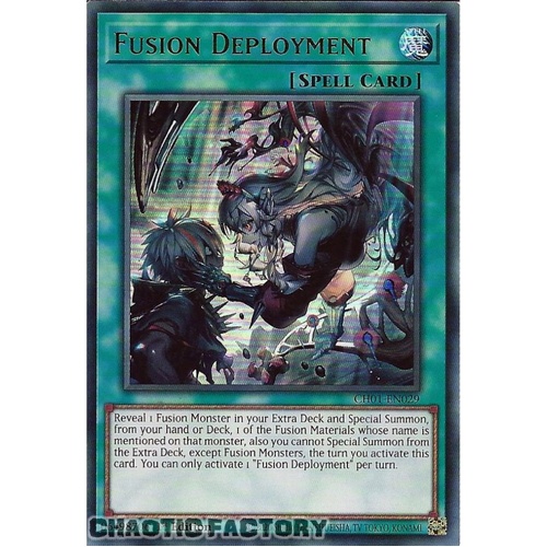 CH01-EN029 Fusion Deployment Ultra Rare 1st Edition NM