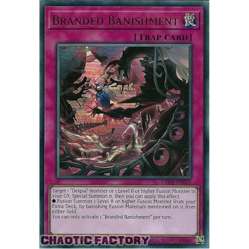 CH01-EN035 Branded Banishment Ultra Rare 1st Edition NM