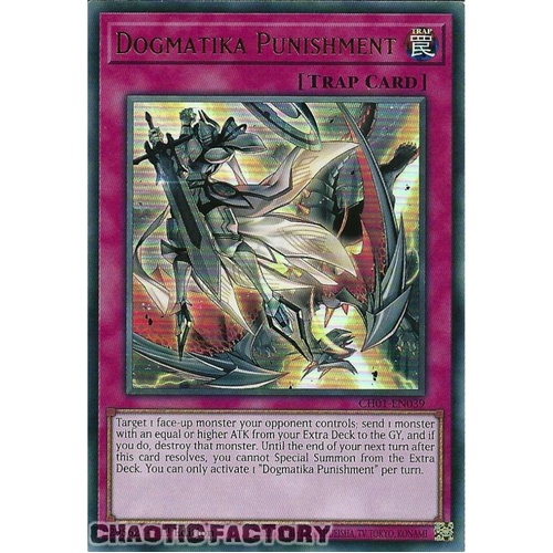 CH01-EN039 Dogmatika Punishment Ultra Rare 1st Edition NM