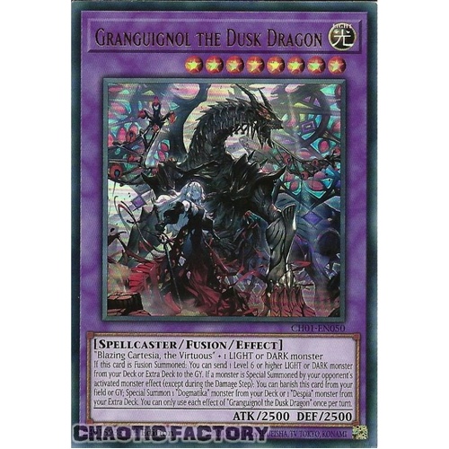 CH01-EN050 Granguignol the Dusk Dragon Ultra Rare 1st Edition NM