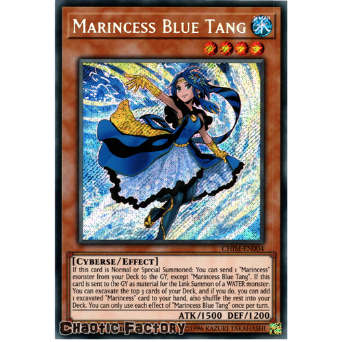 CHIM-EN004 Marincess Blue Tang Secret Rare Unlimited Edition NM