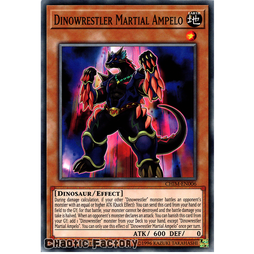 CHIM-EN006 Dinowrestler Martial Ampelo Common 1st Edition NM