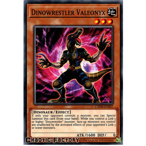 CHIM-EN007 Dinowrestler Valeonyx Common 1st Edition NM